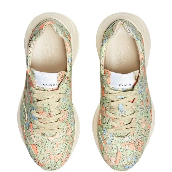 🌈🌈🌈GUCCI x LIBERTY floral sneakers. Size 37 - Picture 7 of 7